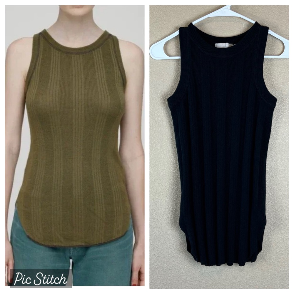 moussy vintage bleed speed knit tank black